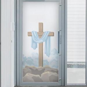아트박스/꾸밈 pr383-교회십자가_유리문시트지