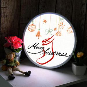 아트박스/꾸밈 ne899-LED액자25R_크리스마스에는행복을