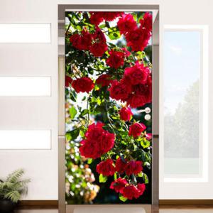 아트박스/꾸밈 tl403-붉은장미꽃_현관문시트지