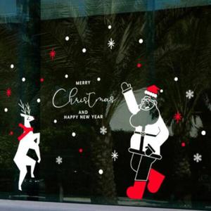 아트박스/꾸밈 dc958-댄싱산타_크리스마스스티커