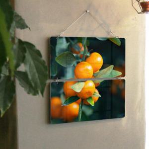 아트박스/꾸밈 nl477-멀티아크릴액자_새콤달콤상큼한귤(2단)