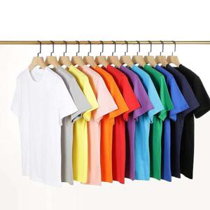 티셔츠 30수 고밀도 면 100% 코마사 무지 라운드 반팔