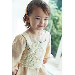 [모이몰른]아동조끼 레이라니트조끼 M251VEG16P