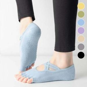 이선 스트랩 반 발가락 요가양말 ELY-1071 필라테스양말 요가양말 요가삭스 논슬립요가양말 논슬립필라테스양말