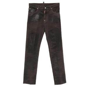 25 FW 디스퀘어드2 불 레더 페이디드 패치워크 진 S74LB1774S39781 TP441371479