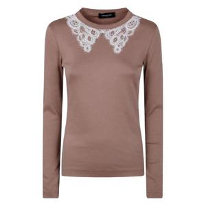 25 FW 파비아나필리피 레이스 장식 긴소매 티셔츠 JED215F131L578 TP441446779