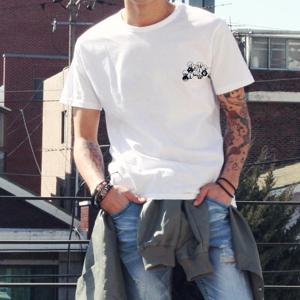 [모로엠]남성 반팔티 로그 순면 빅사이즈 DMS-TSH-Q4285082