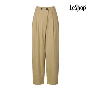 [르샵]백 밴딩 투 버튼 핀턱 팬츠  BP8PT003A