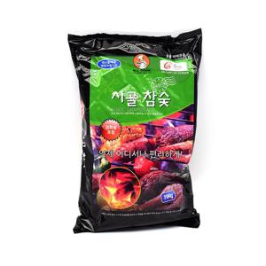 바베큐용 시골 참숯 700g (점화숯 포함) 참숯 바베큐 숯 바베큐숯