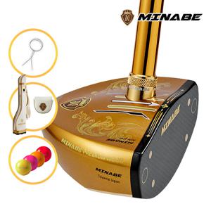 미나베 MM-Gold 5종세트 프리미엄 골드 파크골프채 공인 파크볼 클럽 (골프백 화이트)