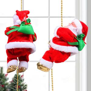 크리스마스 줄타는 산타 춤추는 인형 산타클로스 장식