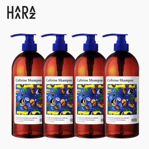 하라즈 카페인 샴푸/트리트먼트 대용량 1000ml [4개]