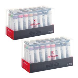 신한 전문가용 튜브형 포스터칼라 물감 40ml 24색 A,B