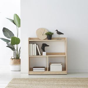 지앤퍼니 850 뉴송 메이브 원목 2단 책장