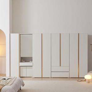 나무뜰 바엘 수납 화장대 투서랍 옷장 세트 3400 JNF144C (착불)