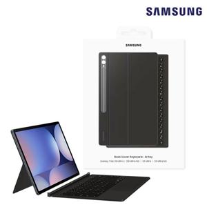삼성전자 정품 갤럭시탭S10울트라 터치패드 AI키보드북커버 케이스 갤럭시탭S9울트라 호환 S펜 수납가능 AI키 탑재 EF-DX925 N