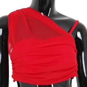 라인댄스복 BDT14201 망사 앞 볼륨탑 나팔바지 여성