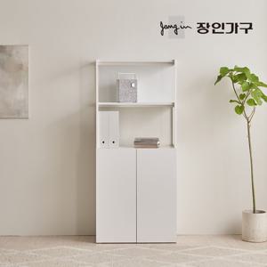장인가구 마운트 도어장 600 2단 선반 다용도 수납장 세트