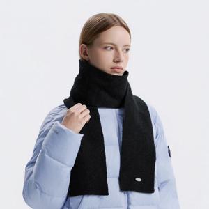 내셔널지오그래픽 N253AMS550 코지 니트 머플러 BLACK