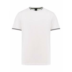 [HUGO BOSS] 라프리마 남성 티셔츠 인 코튼 스트레치 50521245100 화이트 /8