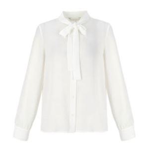 [비지트인뉴욕]리본 타이 블라우스VB9LS12
