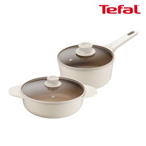테팔 인덕션 주물 아이콘 냄비 2종(편수18+전골24)(+실리콘 냄비손잡이+냄비받침)