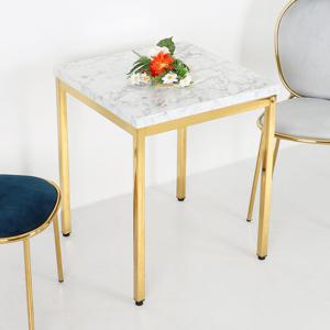 착불 체어센스 다비드600x600거실 식탁 대리석 마블 카페 골드 테이블