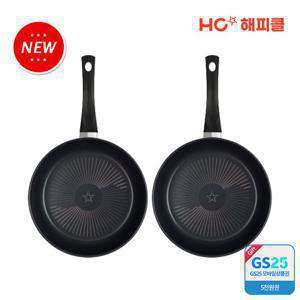HC해피콜 NEW 컴포트 다이아몬드 후라이팬 2종세트 (28팬+28팬)