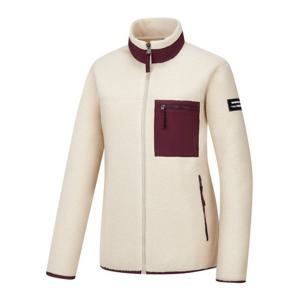 콜핑 여성 후리스 집업 자켓 아웃포켓 겨울 부클