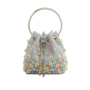 지미추 봉봉 플로럴 자수 미니 백 0000097311A