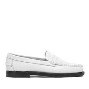 세바고 화이트 슬립온 가죽 로퍼 76112KW 911