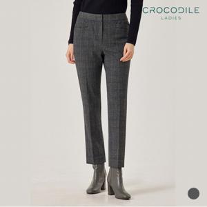 [크로커다일레이디] 가을일자핏체크팬츠_CLAFPT102