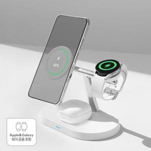 알리오 iW31 맥세이프 3in1 15W 고속 무선충전기 워치 공용 충전
