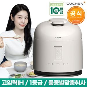 쿠첸 1등급 123 듀얼프레셔 IH 전기압력밥솥 6인용 글로시화이트 CRT-VXPD0681KEGW