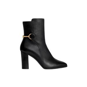 셀린느 클로드 미드 부츠 트리옹프 스퍼 카프스킨 블랙 361783891C-38NO