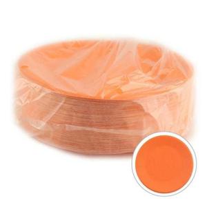 유니아트 칼라종이접시 100개입 주황 (1개)