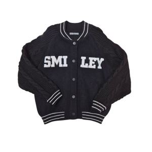 [르니앤맥코이(여성)]항공점퍼 스타일 니트 재킷(MK12KJ766HJY)