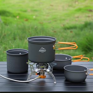 Ailitor 휴대용 경량코펠세트 4P(1~2인용)