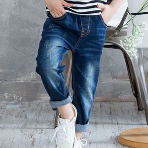 [아자브키즈] 브러쉬 데님 팬츠 유아청바지 아동청바지 데님팬츠