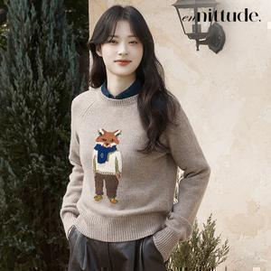 엔니튜드 25FW 홀리데이 울100 인타샤 니트