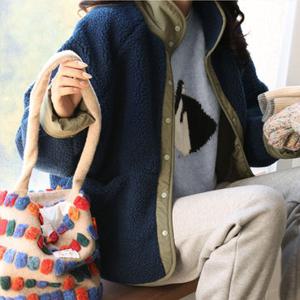 [써니11] bene 리버서블 양털자켓(택가격 42,900)