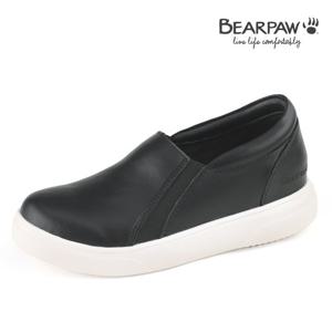 [베어파우(슈즈)]LILLIAN 여성 키높이 슬립온 K2490001OC-W 블랙 3.5센치.