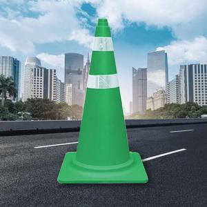 스탠다드 칼라콘 녹색/주차금지 안전꼬깔 추락위험 라바콘 주차금지표지판 도로표지판 안전표지판 꼬깔 교통안전표지판 안전봉 대형라바콘 교통안전표지
