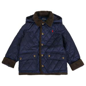 폴로랄프로렌 25FW 키즈 퀄팅 후드 자켓 뉴포트네이비 322943455 002