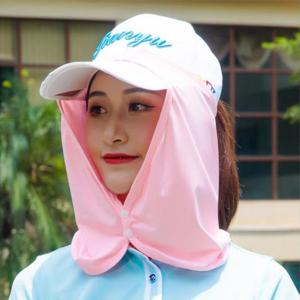 골프 햇빛 자외선 차단 얼굴 가리개