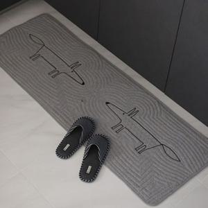 누빔 주방매트 순면 미끄럼방지 싱크대 발매트 발판