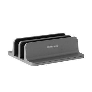 Ekeepment 맥미니 맥북 아이패드 노트북 태블릿 알루미늄 세로 수직 클램쉘 거치대 듀얼 스탠드