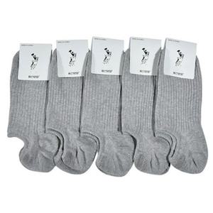 RT 골지형태 여자 덧신 실리콘 양말 페이크삭스 5족