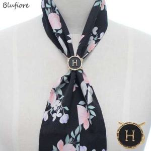 [블루피오레] H로고 서클 스카프링 블랙 AF4017