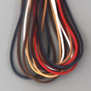 [슈미즈]한국산 칼라 구두 초끈 2mm 왁싱 구두끈